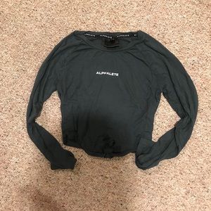 Alphalete Cropped long sleeve